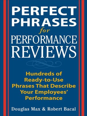 Perfect Phrases for Performance Reviews - ebook